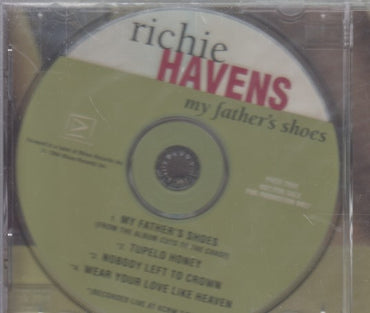 Richie Havens: My Father's Shoes 4-Track Promo w/ Cracked Case