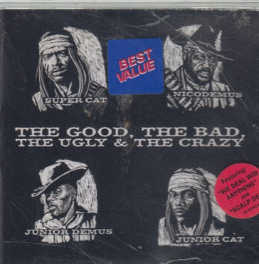 Super Cat / Nicodemus / Junior Demus / Junior Cat: The Good, The Bad, The Ugly & The Crazy w/ Hype Sticker & Cracked Case