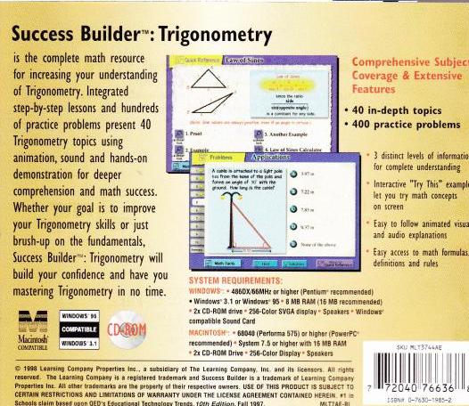 Success Builder: Trigonometry – NeverDieMedia