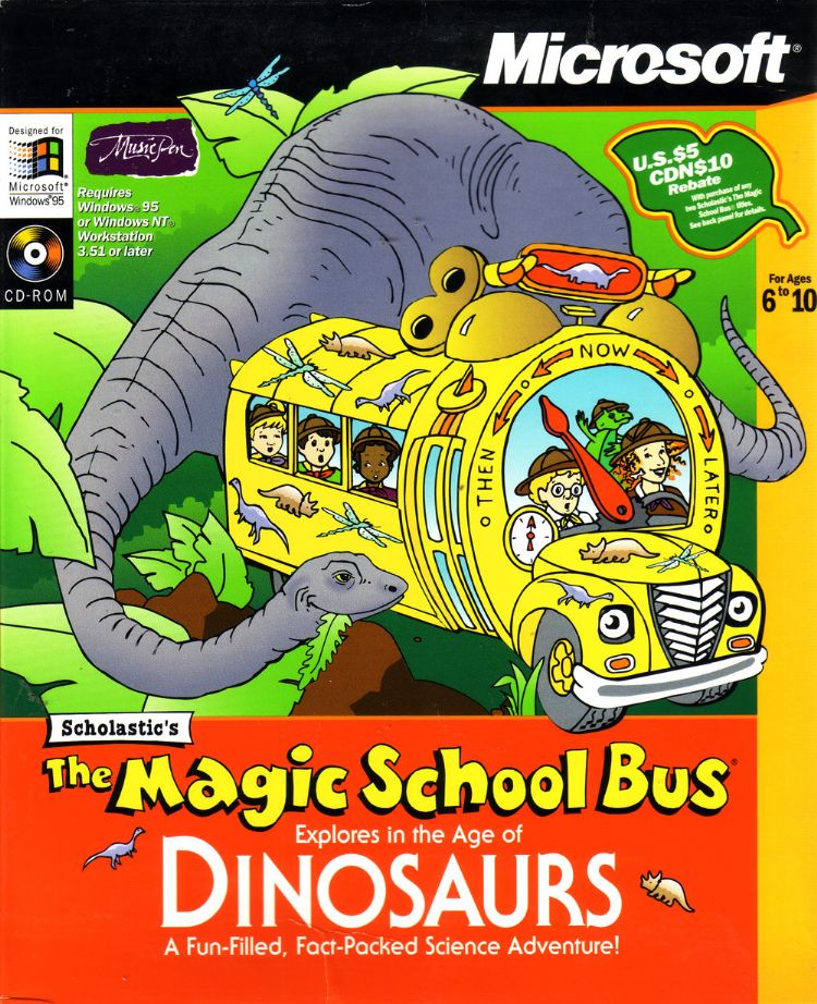 The Magic School Bus: Explores In The Age Of Dinosaurs
