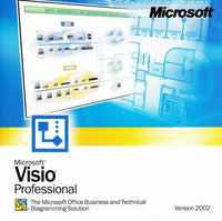 Microsoft Visio 2002 Pro Upgrade w/ Manual
