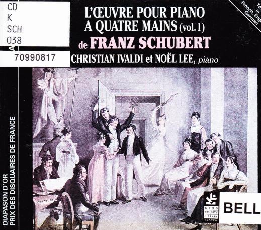 L'oeuvre Pour Piano A Quatre Mains De Franz Schubert w/ Artwork