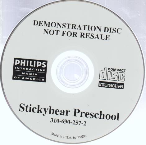 Stickybear Preschool Demonstration Disc