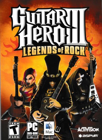 Guitar Hero: Legends Of Rock 3 w/ Manual