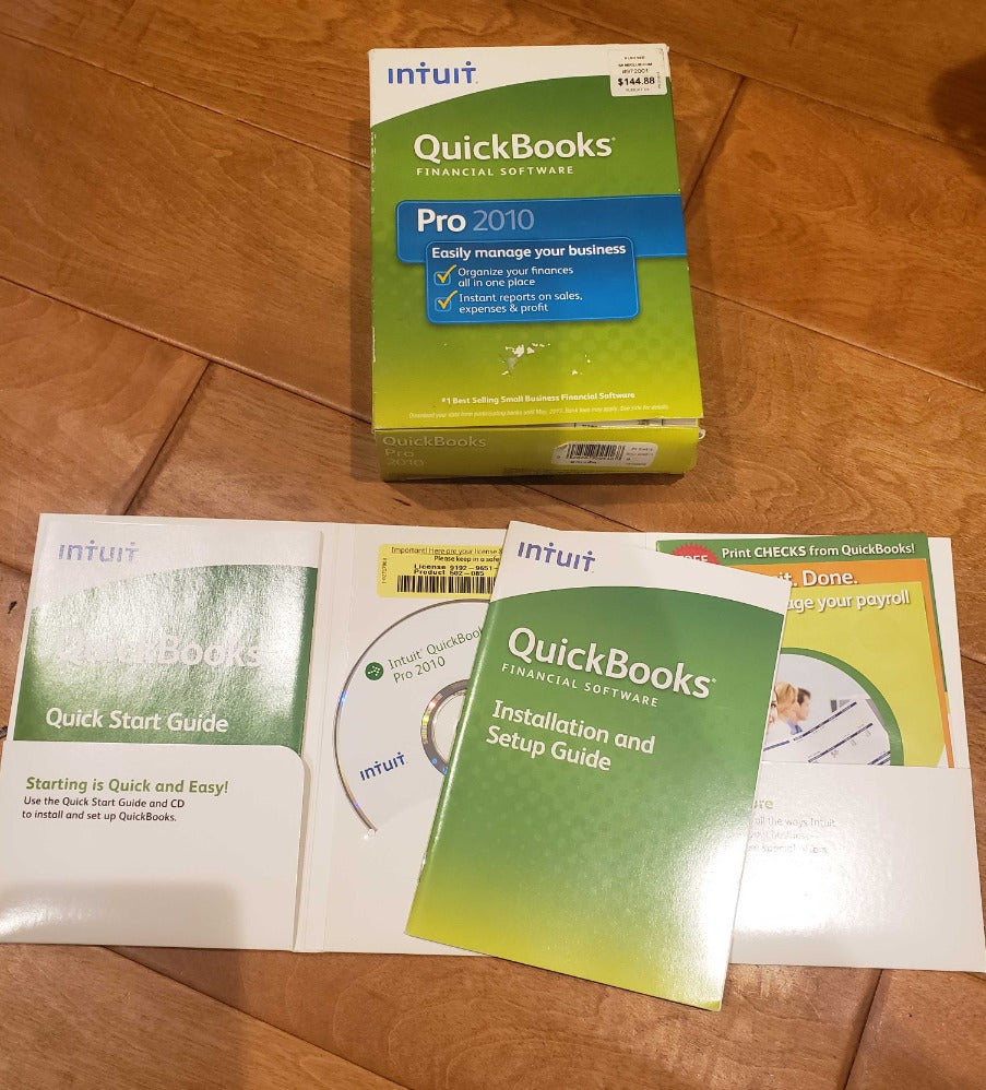 QuickBooks 2010 Pro w/ Manual