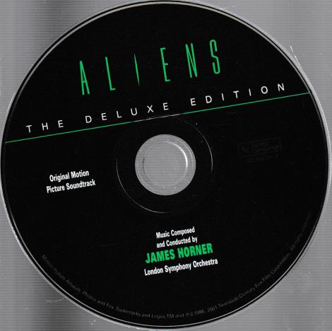 Aliens: Original Motion Picture Soundtrack Deluxe w/ No Artwork
