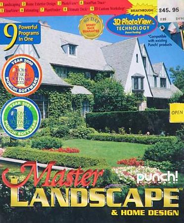 Punch Master Landscape & Home Design w/ Manual