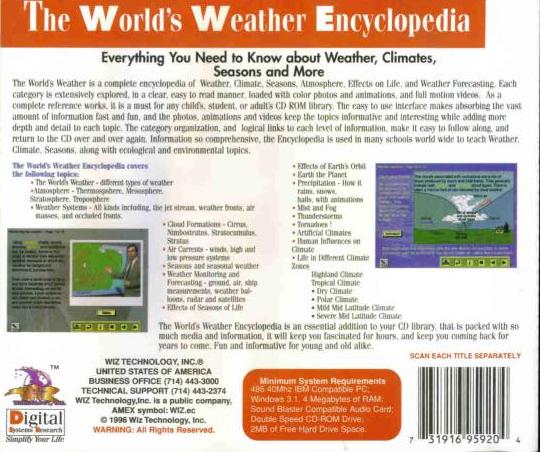 The World's Weather Encyclopedia – NeverDieMedia