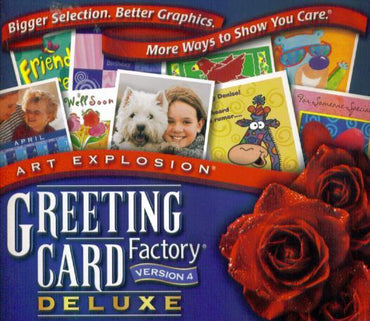 Art Explosion: Greeting Card Factory 4 Deluxe 5-Disc Set