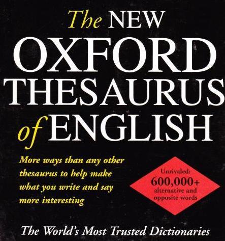 The New Oxford Thesaurus Of English
