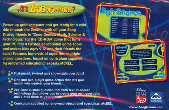 Zoog Genius: Math, Science & Technology