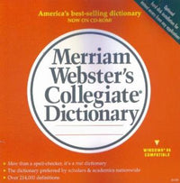 Merriam-Webster's Collegiate Dictionary 1995 Deluxe