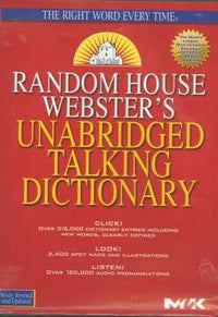 Random House Webster's Unabridged Talking Dictionary