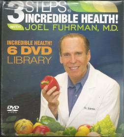 3 Steps To Incredible Health With Joel Fuhrman, M.D. 6 DVD