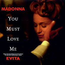 Madonna: You Must Love Me Promo w/ Artwork
