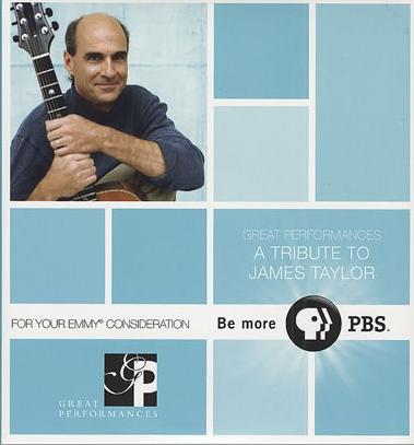 Great Performances: A Tribute To James Taylor Promo w/ Artwork
