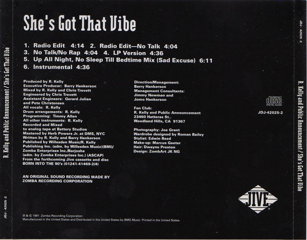 R. Kelly And Public Announcement: She's Got That Vibe Promo