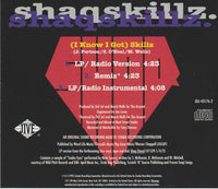 Shaquille O'Neal: (I Know I Got) Skillz Promo w/ Artwork