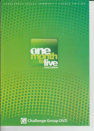 One Month To Live Challenge: Group DVD - NeverDieMedia
