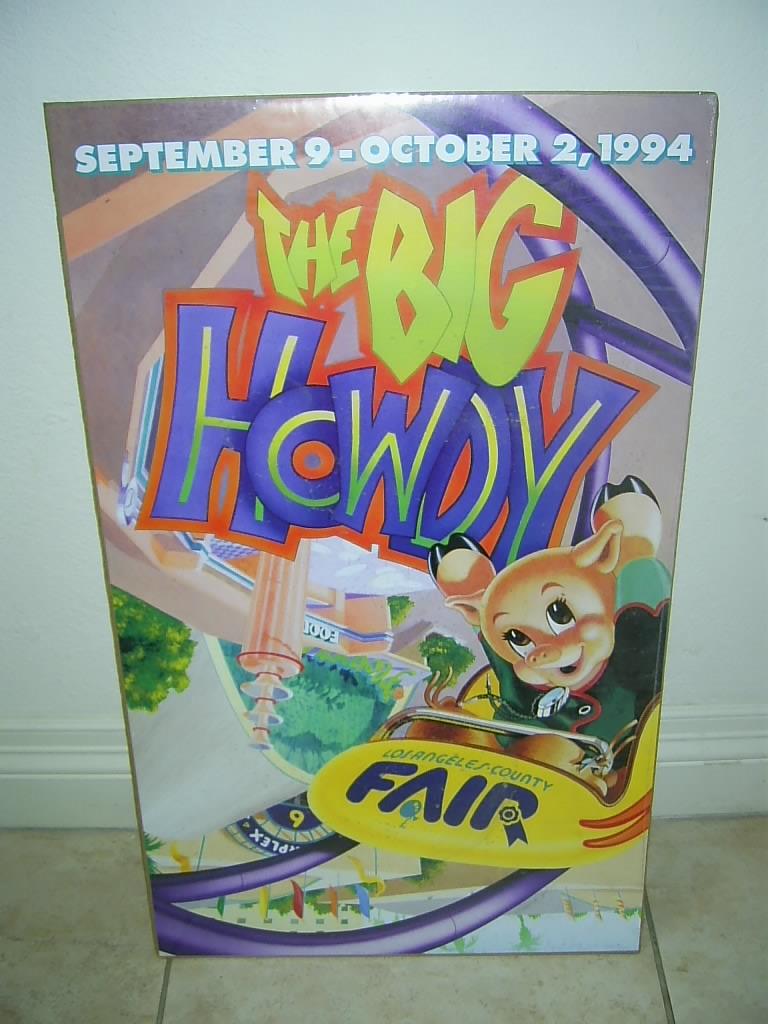 Los Angeles County Fair: The Big Howdy Poster 1994