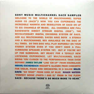Sony Music Multichannel SACD Sampler Promo - NeverDieMedia