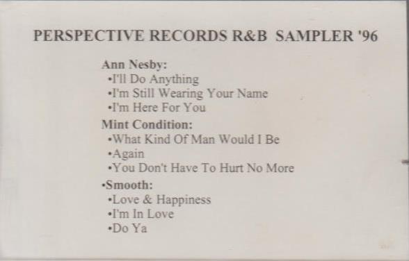 Perspective Records R&B Sampler '96 - NeverDieMedia