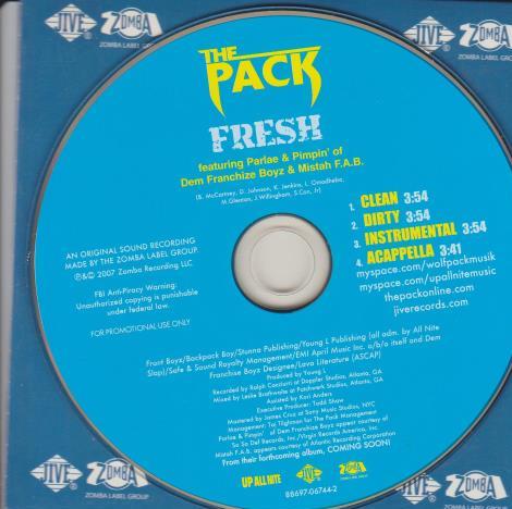 The Pack: Fresh Promo w/ Artwork