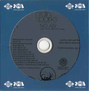 Jordin Sparks: No Air (Remixes) Promo w/ Artwork