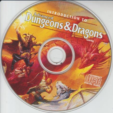 Introduction To Advanced Dungeons & Dragons Game w/ No Artwork
