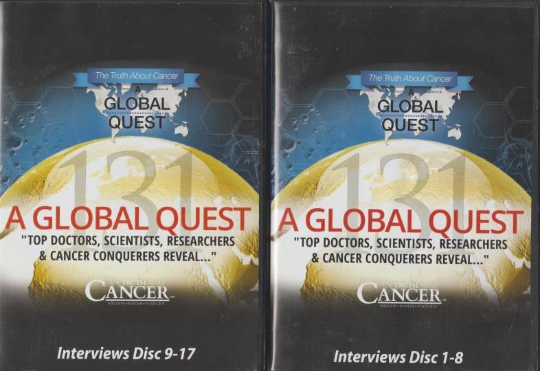 A Global Quest: The Truth About Cancer: Interviews 1-17 17-Disc Set