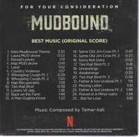 Mudbound: Best Music (Original Score) FYC Promo w/ Artwork