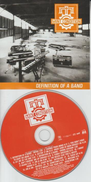 Mint Condition: Definition Of A Band Advance Promo w/ Front Artwork