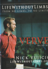 Verve: Life Without Limbs By Nick Vujicic 2-Disc Set - NeverDieMedia