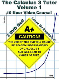 The Calculus 3 Tutor Volume 1 3-Disc Set
