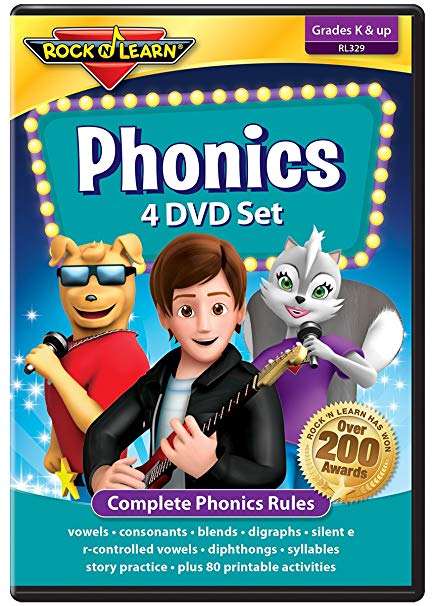 Rock N Learn: Phonics 4-Disc Set