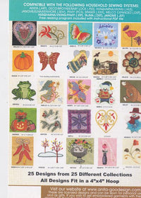 Anita Goodesign Home Decor: Moore's Design Sampler Vol. 1