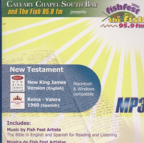 Calvary Chapel South Bay: NKJV MP3 New Testament w/o Music CD - NeverDieMedia