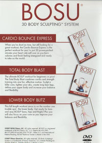 Bosu 3D Body Sculpting System: 3 Complete Workouts