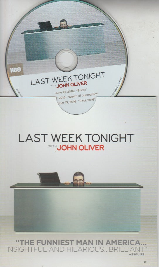 Last Week Tonight With John Oliver: 2016 Season FYC 3 Episodes