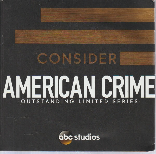 American Crime: The Complete Second Season FYC 3-Disc Set - NeverDieMedia