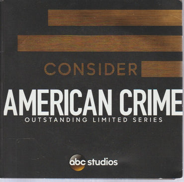 American Crime: The Complete Second Season FYC 3-Disc Set - NeverDieMedia