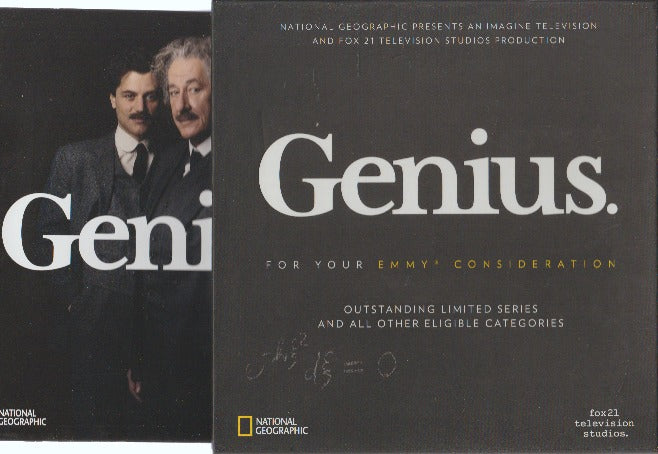 Genius: The Complete First Season FYC 2-Disc Set w/ Booklet - NeverDieMedia