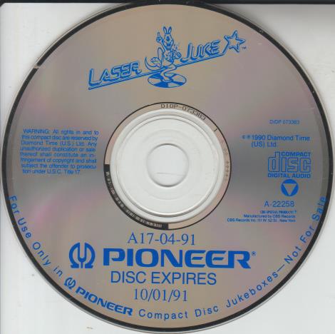 Laser Juke Pioneer A17-04-91 A-22258 Promo