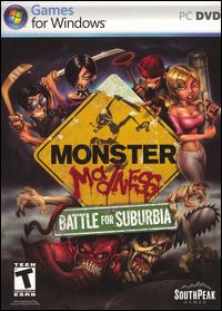 Monster Madness: Battle for Suburbia w/ Manual