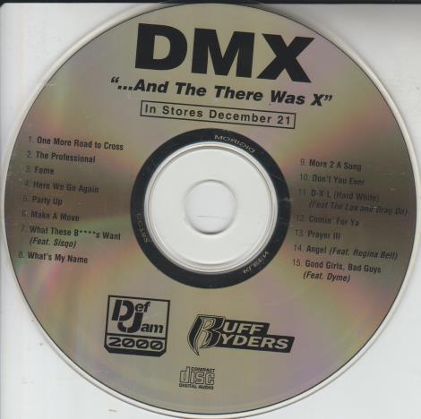 DMX: ...And Then There Was X Advance Promo