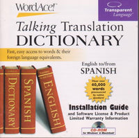 WordAce: Talking Translation Dictionary: Spanish
