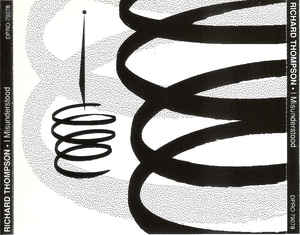 Richard Thompson: I Misunderstood DPRO-79078 Promo w/ Artwork