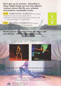 Karen Voight: Streamline Fitness: A.M./P.M. Workout