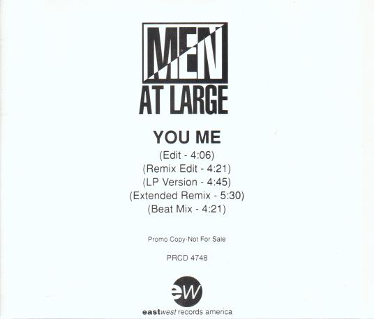 Men At Large: You Me Promo