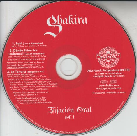 Shakira: Fijacion Oral Promo